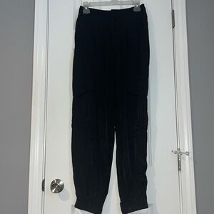 Silk Cargo Pants